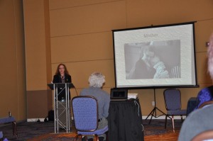 Cassandra Poppe's inspiring talk was entitled,  "Writing Through the Passion."