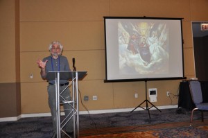 James Hrkach spoke about "Christian Art, Composition and the Contemporary Writer"