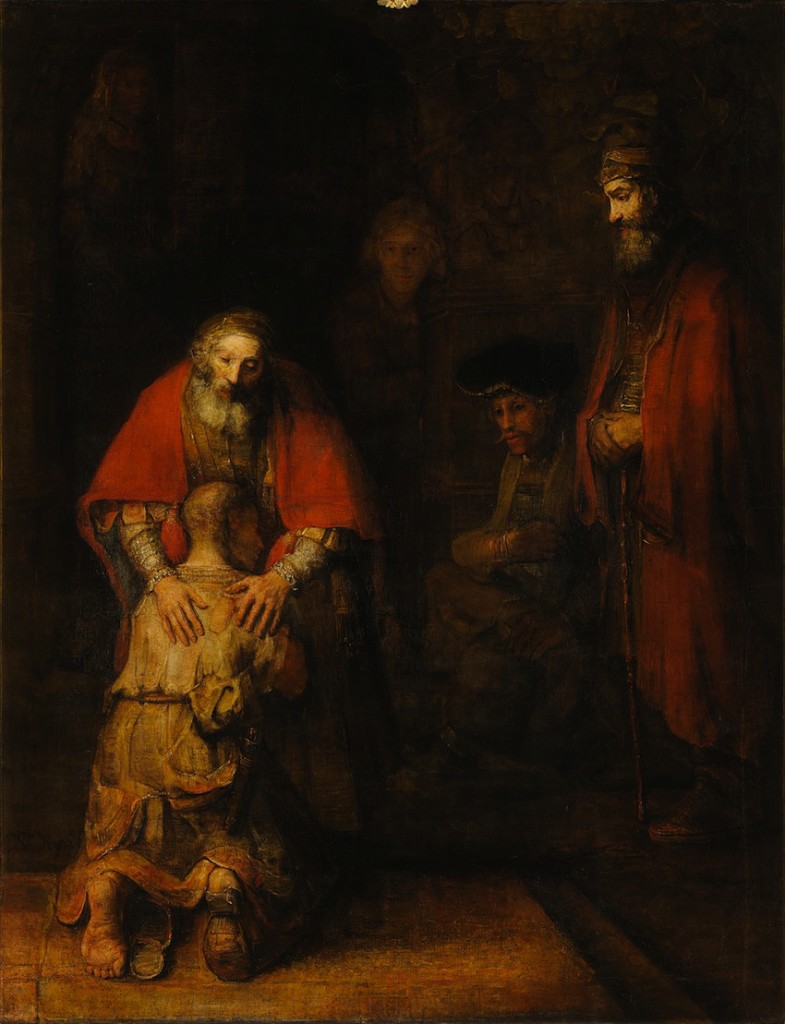 Rembrandt, The Return of the Prodigal Son, [Public domain], via Wikimedia Commons
