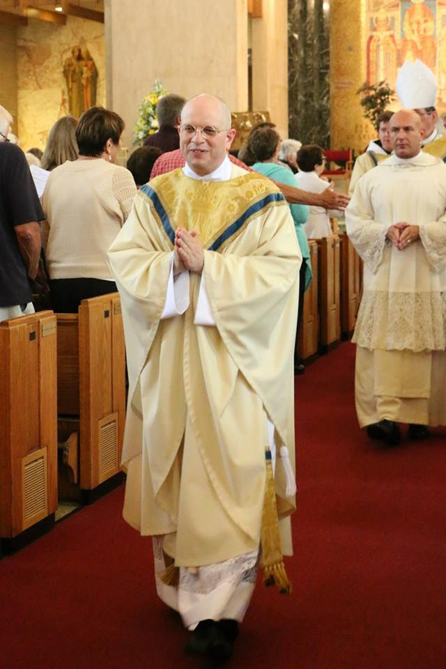 Fr. Daniel Bowen, O. de M., on his ordination day. Used with permission.